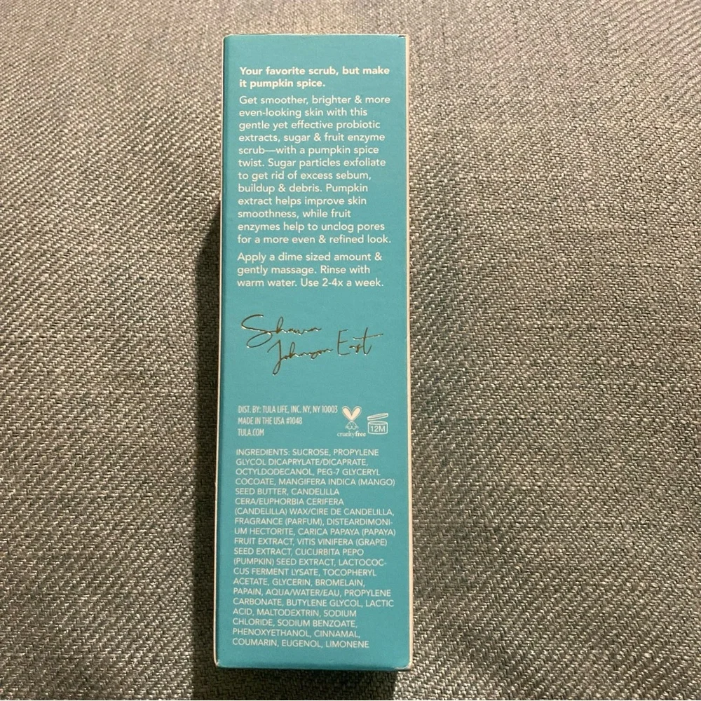 NIB Tula Skincare So Pumpkin Exfoliating Sugar Scrub - Picture 3 of 11
